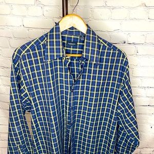 VanHeusen, Medium, Blue/Yellow